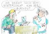 Cartoon: Burnout (small) by Jan Tomaschoff tagged butrnout,stress