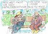 Cartoon: digital (small) by Jan Tomaschoff tagged internet,begegnung