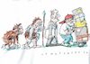 Cartoon: Evolution (small) by Jan Tomaschoff tagged berufe,paketboten