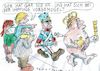 Cartoon: Impfung (small) by Jan Tomaschoff tagged corona,impfung,wartezeit,reihenfolge