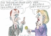 Cartoon: K Frage (small) by Jan Tomaschoff tagged cdu,frage,merz