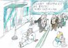 Cartoon: Klinik (small) by Jan Tomaschoff tagged burnout,gesundheitswesen