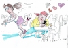 Cartoon: Kommunikation (small) by Jan Tomaschoff tagged medien,kontakt,partnersuche