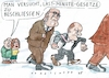 Cartoon: Last minute (small) by Jan Tomaschoff tagged scholz,wahlen,parlament,gesetze