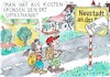 Cartoon: Limit (small) by Jan Tomaschoff tagged gemeinde,stadt,schulden,haushalt