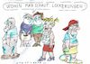 Cartoon: locker (small) by Jan Tomaschoff tagged corona,epidemie,masken