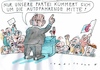 Cartoon: Mitte (small) by Jan Tomaschoff tagged politiker,mitte,auto
