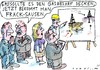 Cartoon: no (small) by Jan Tomaschoff tagged fracking