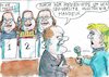 Cartoon: Parteivorsitz (small) by Jan Tomaschoff tagged spd,cdu