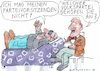 Cartoon: Parteivorsitz (small) by Jan Tomaschoff tagged spd,cdu,parteien