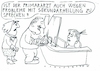 Cartoon: primär (small) by Jan Tomaschoff tagged gesundheit,primärarzt,wundheilung