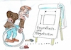 Cartoon: Quadratur (small) by Jan Tomaschoff tagged gesundheit,pflege,kosten,lauterbach