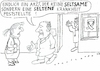Cartoon: selten (small) by Jan Tomaschoff tagged medizin,seltene,krankheit