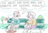 Cartoon: social media (small) by Jan Tomaschoff tagged internet,medien,alter