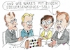 Cartoon: Soli (small) by Jan Tomaschoff tagged merz,lindemann,esken,klingbeil,steuern,staatsfinanzen,soli