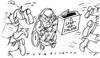 Cartoon: Sparvorschläge (small) by Jan Tomaschoff tagged steuerschätzung,steuerschulden,haushaltsloch,staatsverschuldung