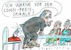 Cartoon: Spirale (small) by Jan Tomaschoff tagged löhne,gesundheitswesen,pflege