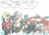 Cartoon: Themen (small) by Jan Tomaschoff tagged wahlkampf,schulz,merkel