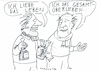 Cartoon: Überleben (small) by Jan Tomaschoff tagged überleben,krebs,statistik