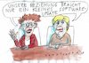 Cartoon: Update (small) by Jan Tomaschoff tagged merkel,akk,cdu