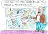 Cartoon: Vorhersage (small) by Jan Tomaschoff tagged usa,trump,zoll,handelskrieg