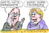 Cartoon: Wahlargumente (small) by Jan Tomaschoff tagged wahlkampf,mutti,steinbrück