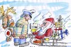 Cartoon: Weihnachtsmann 1 (small) by Jan Tomaschoff tagged weihnachtwn