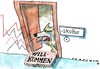 Cartoon: Willkommenskultur (small) by Jan Tomaschoff tagged migration,toleranz