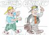 Cartoon: Zähler (small) by Jan Tomaschoff tagged schrittzähler,gesundheit,geist,denken