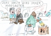 Cartoon: zero waste (small) by Jan Tomaschoff tagged abfall,armut,flaschensammeln,kreislaufwirtschaft