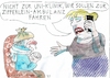 Cartoon: Zipperlein (small) by Jan Tomaschoff tagged medizin,notfall,erkäktung