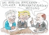 Cartoon: Zurück (small) by Jan Tomaschoff tagged ampel,scholz,habeck,lindner,bürokratie