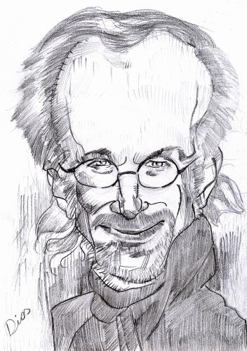 Cartoon: Steven Spielberg (medium) by MRDias tagged caricature