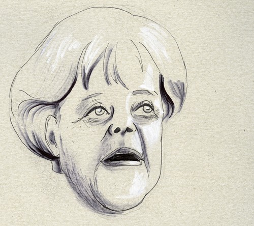 Cartoon: Merkel (medium) by FART tagged merkel