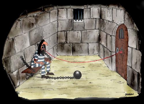 Cartoon: dentist (medium) by draganm tagged dentist,prisoner,jail