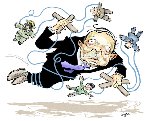 Cartoon: Abdelaziz Bouteflika (medium) by Damien Glez tagged abdelaziz,bouteflika,algeria,algerie,afrique,abdelaziz,bouteflika,algeria,algerie,afrique