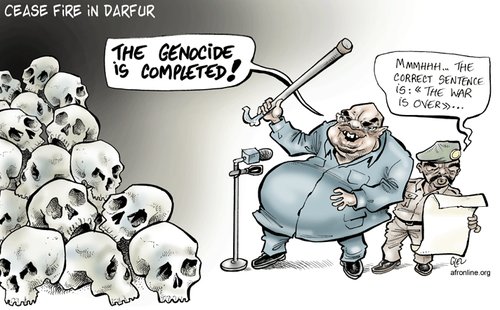Cartoon: Darfour (medium) by Damien Glez tagged darfour,darfur,genocide,war