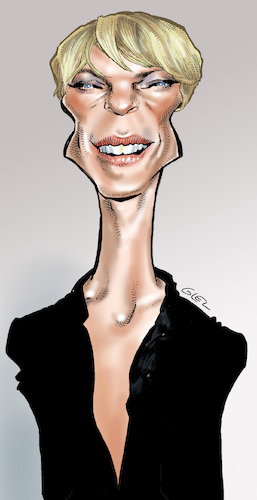Cartoon: Robin Wright (medium) by Damien Glez tagged robin,wright,actress,united,staes,house,of,cards,robin,wright,actress,united,staes,house,of,cards