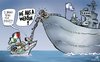 Cartoon: Israel Flotilla (small) by Damien Glez tagged israel,gaza,palestine