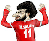 Cartoon: Mohamed Salah (small) by Damien Glez tagged mohamed,salah,football,egypt