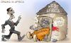 Cartoon: Obama in Africa (small) by Damien Glez tagged obama,africa,westafrica,ghana
