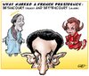 Cartoon: Sarko (small) by Damien Glez tagged sarkozy,bettencourt,betancourt,loreal,oreal