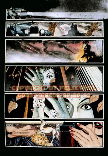 Cartoon: Tryout Comic Page Lee Raven-PI (medium) by FeliXfromAC tagged ilm,noir,felix,alias,reinhard,horst,le,raven,private,eye,schwarze,serie,crime,comic,hollywood,design,line,aachen