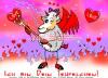 Cartoon: Sheep in Love (small) by FeliXfromAC tagged felix,alias,reinhard,horst,aachen,stockart,sheeps,in,love,schaf,schafe,cartoon,handy,mobile,services,liebe,funny,tiere,animals,sex,devil,teufel