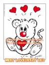 Cartoon: Study for Lovecrazy Leo (small) by FeliXfromAC tagged leo,love,tiere,tier,animal,lovecrazy,character,design,handy,wallpaper,animal,tier,leopard,gitarre,gesang,comic,comix,cartoon,felix,alias,reinhard,horst,stockart,