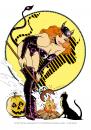 Cartoon: The FeliX Pin Up Halloween Girls (small) by FeliXfromAC tagged halloween,frau,woman,stockart,felix,pin,up,girls,poster,tshirt,girl,sexy,collection,1942,hexe,witch,witchcraft,alias,reinhard,horst,aachen,comic,cartooon,illustration,design,line
