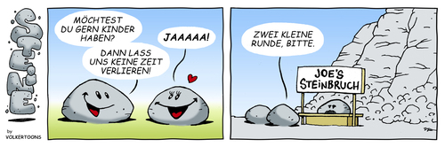 Cartoon: STEINE - kriegen Kinder (medium) by volkertoons tagged steine,stein,stone,stones,kinder,children,geburt,birth,adoption,steinbruch,liebe,love,biologie,biology,geologie,geology,fun,humor,comic,cartoon,steine,stein,stone,stones,sex,kinder,children,geburt,birth,adoption,steinbruch,liebe,love,biologie,biology,geologie,geology,fun,humor,comic,cartoon