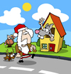 Cartoon: BODO Magazin - Sunny Santa (small) by volkertoons tagged volkertoons,cartoon,illustration,bodo,ratte,rat,weihnachten,christmas,xmas,weihnachtsmann,santa,clause,klima,warm,sonne,sonnig,wetter