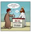 Cartoon: Wein und Wunder (small) by volkertoons tagged jesus,christus,humor,christ,religion,wine,wonders,wein,wunder,cartoon,volkertoons