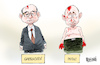 Cartoon: Vale Gorbachev (small) by Broelman tagged gorbachev,putin